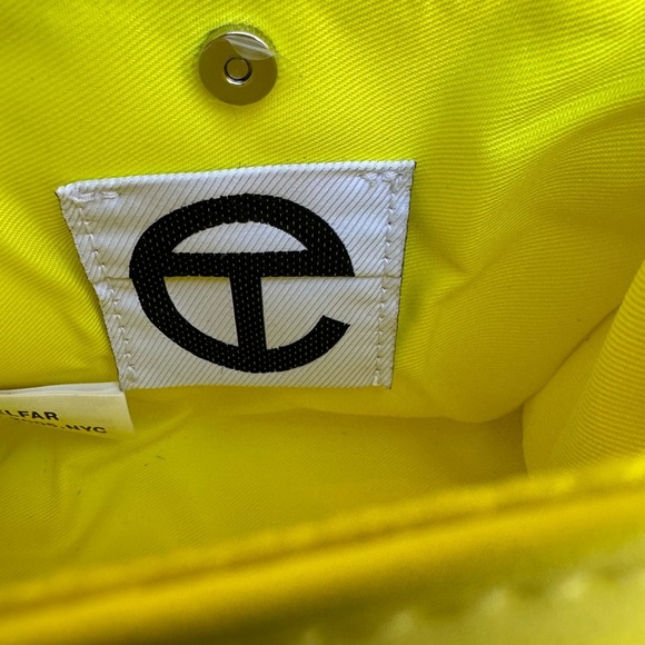 Telfar Small Shopping Bag Highlighter Yellow - Picture 7 of 9
